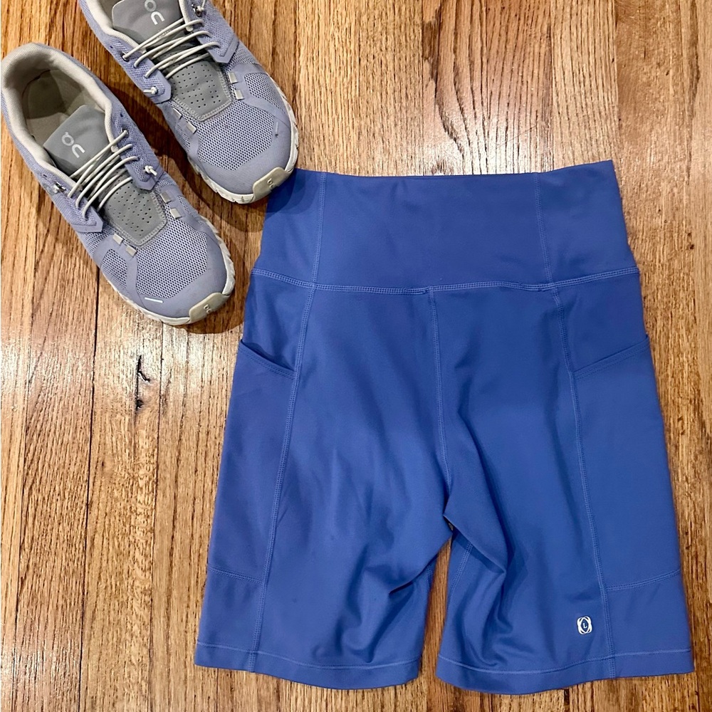Women's Blue Athletic Shorts